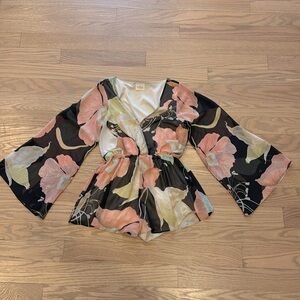 Audrey bell sleeve romper